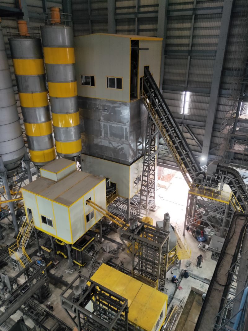 a linha de produ&ccedil;&atilde;o de blocos de reutiliza&ccedil;&atilde;o de lodo t&ecirc;xtil de Taiwan