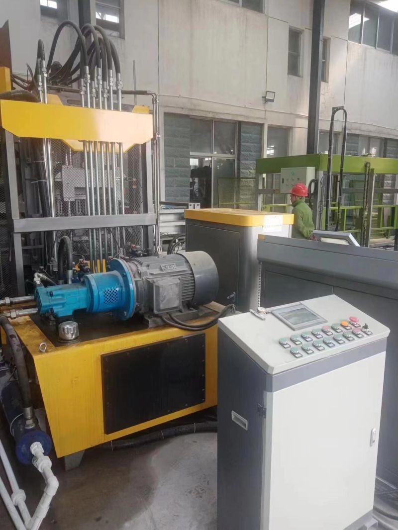 o sistema hidráulico do projeto de fabricação de tijolos de resíduos perigosos e reciclagem de metais pesados ​​em Zhangjiagang, Jiangsu, China.