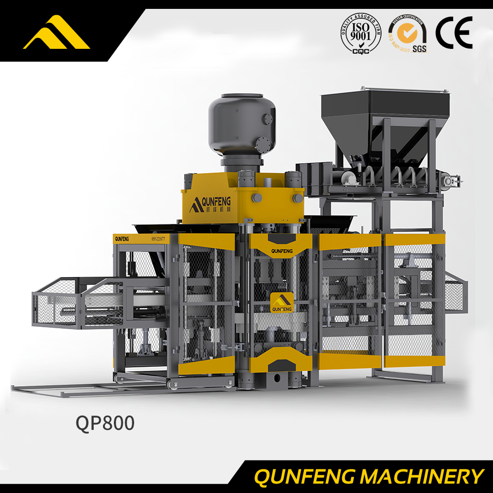Máquina de fazer bloco de prensa hidráulica QP800