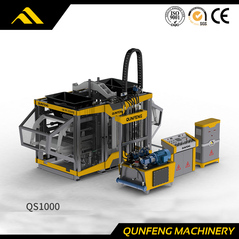 Máquina Automática de Fabricação de Tijolos Série 'Supersonic' (QS1000)