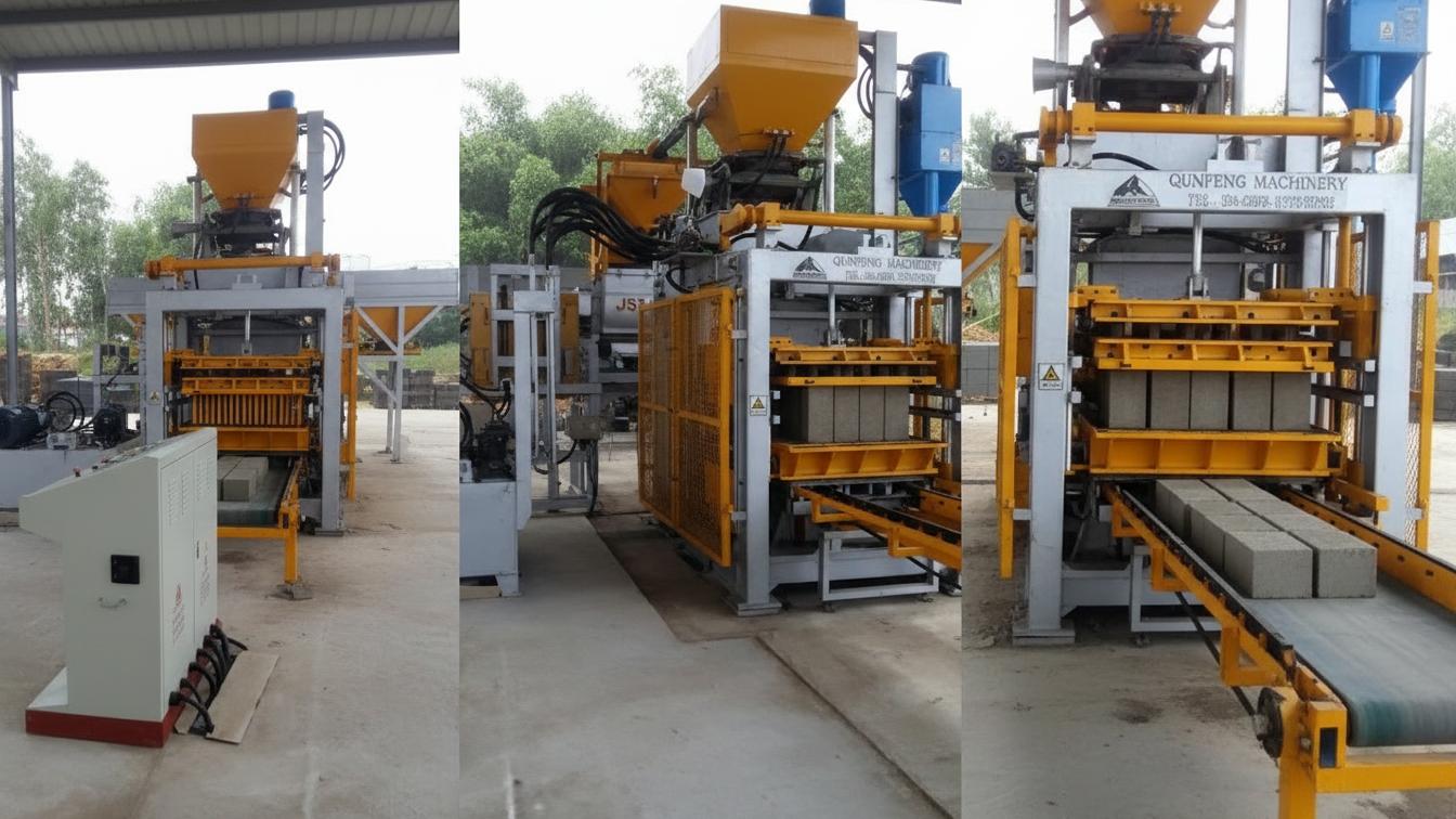 M&aacute;quina de bloco vibrat&oacute;rio 