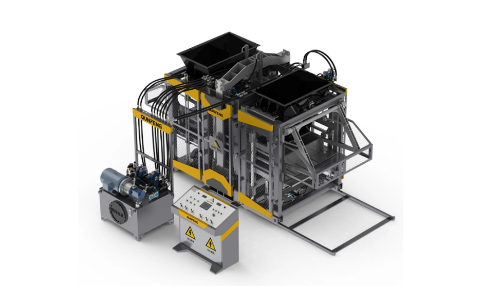 M&aacute;quina de blocos de pequena escala