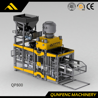 Máquina de bloco de prensa hidráulica automática QP800