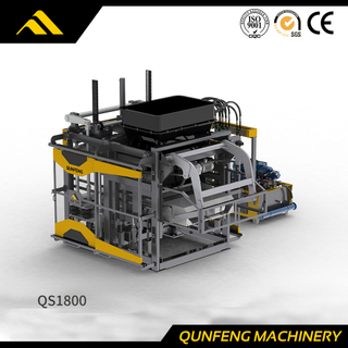 Fornecedor de máquinas de bloco de servo vibração da série 'Supersonic' (QS1800)