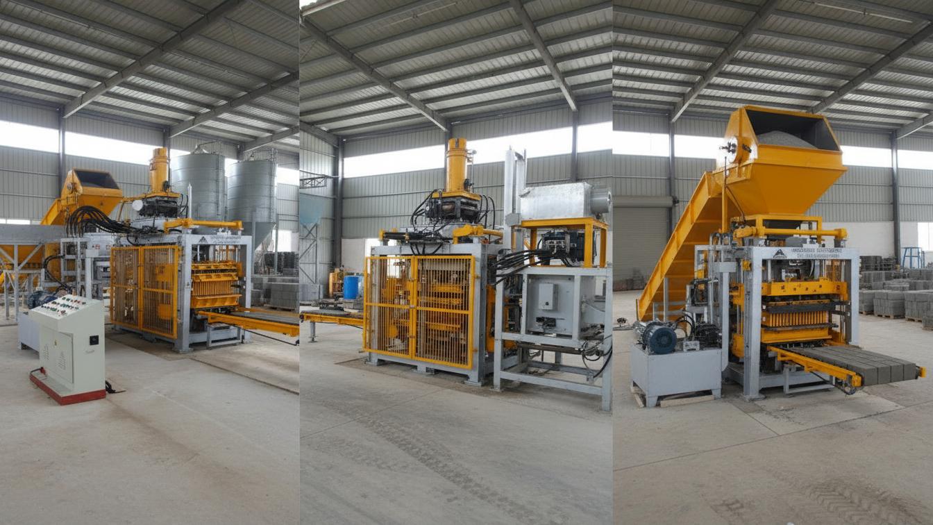 M&aacute;quina de bloco vibrat&oacute;rio 