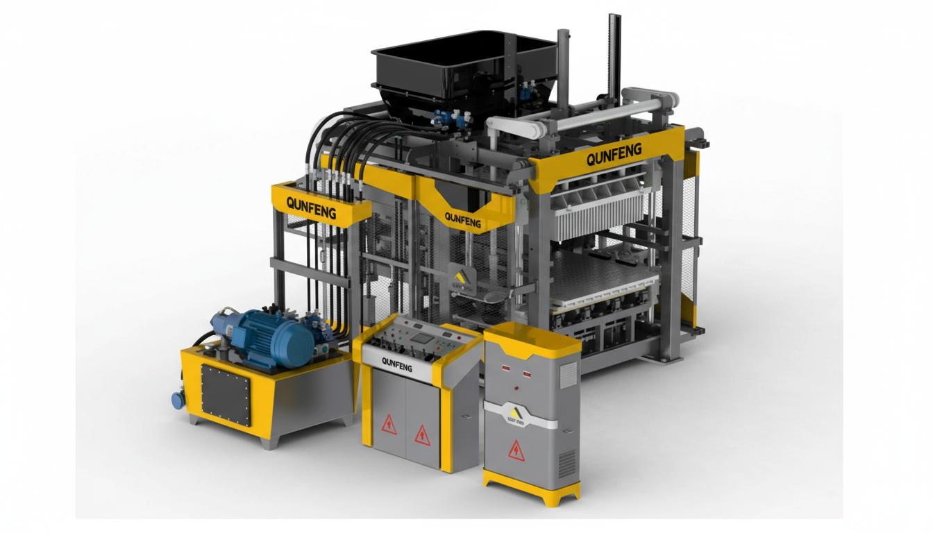 M&aacute;quina para fazer blocos m&oacute;veis