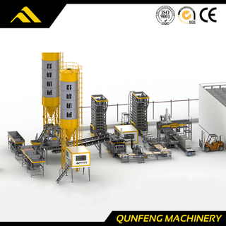 Linha de produção de blocos totalmente automática