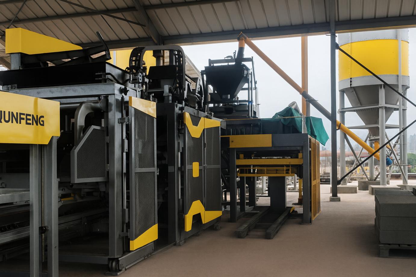 M&aacute;quina para fazer blocos de alta qualidade