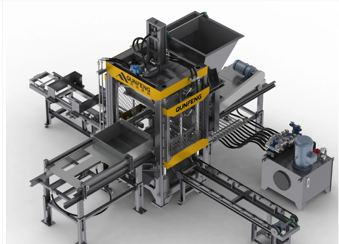 M&aacute;quina para fazer blocos ocos 