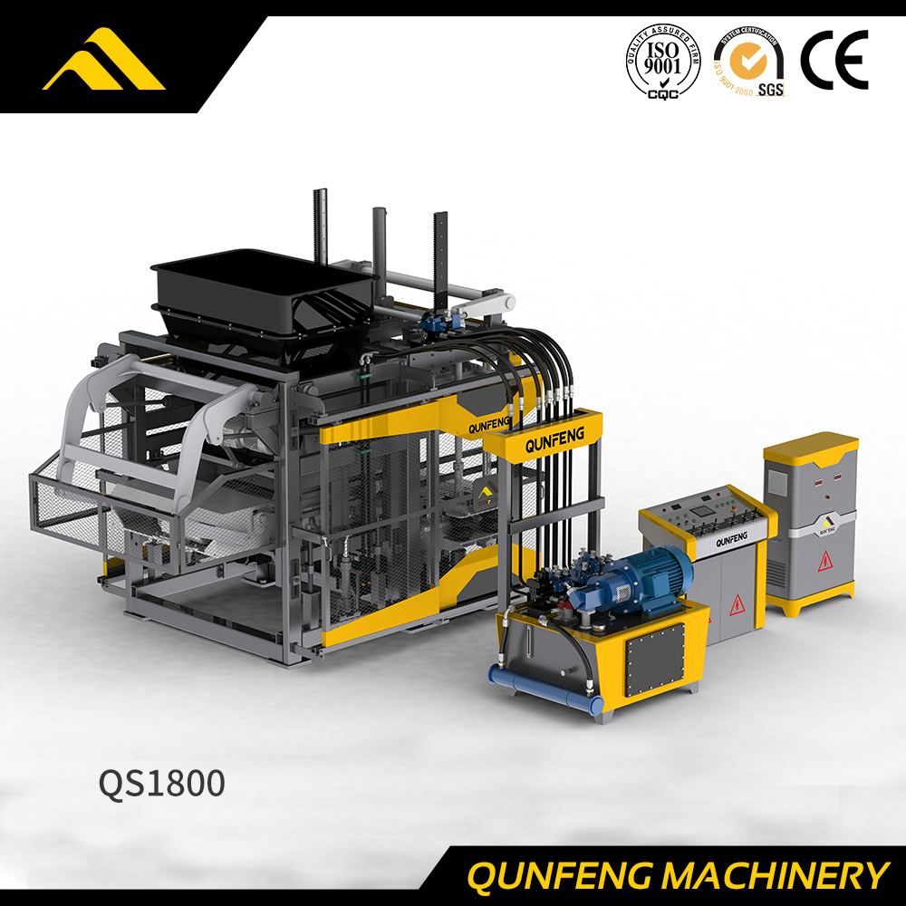 Fornecedor de máquinas para fabricar blocos da série 'Supersonic' (QS1800)