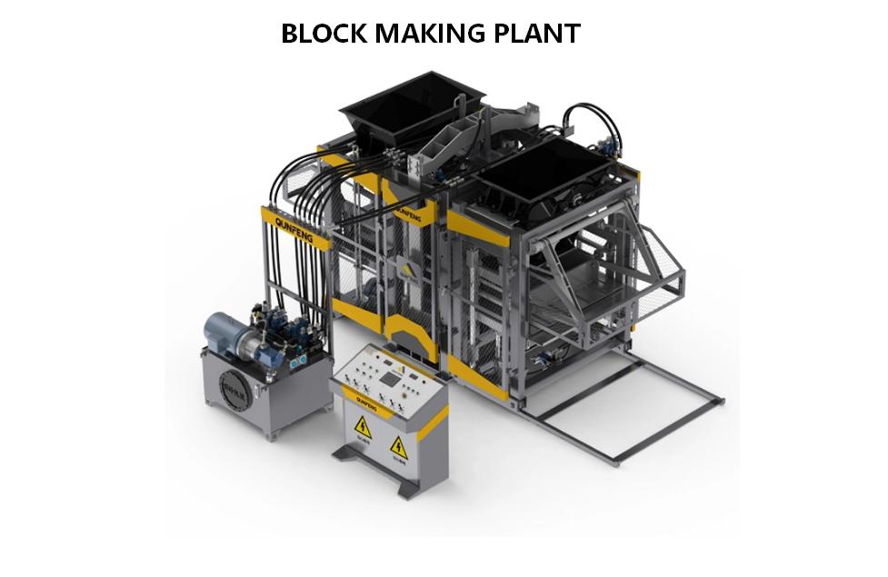 M&aacute;quina de bloco vibrat&oacute;rio