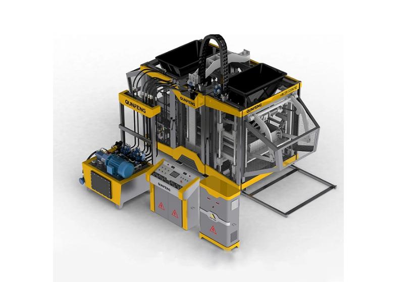 Equipamento de fabrica&ccedil;&atilde;o de blocos s&oacute;lidos 