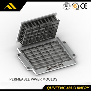 Moldes para pavimentação permeáveis
