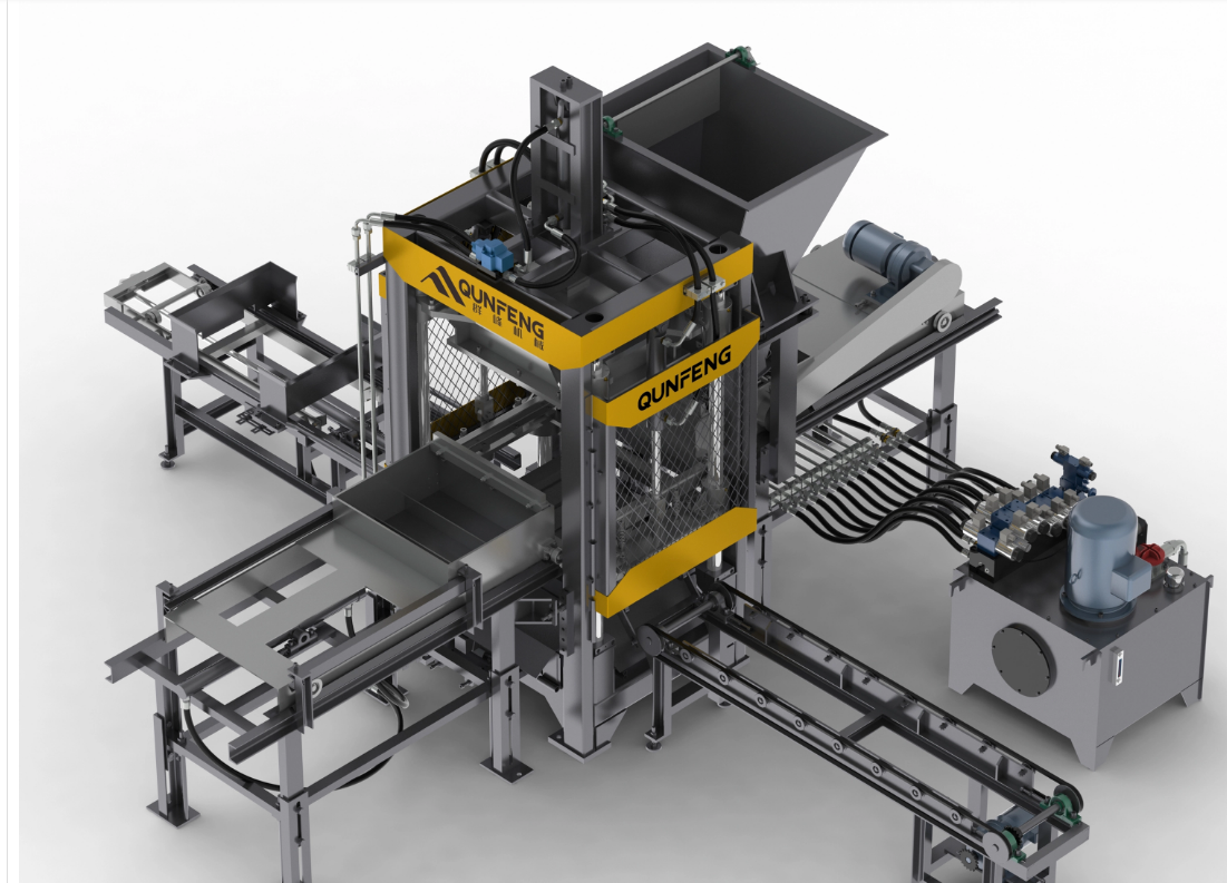 Processo de fabrica&ccedil;&atilde;o de blocos ocos 
