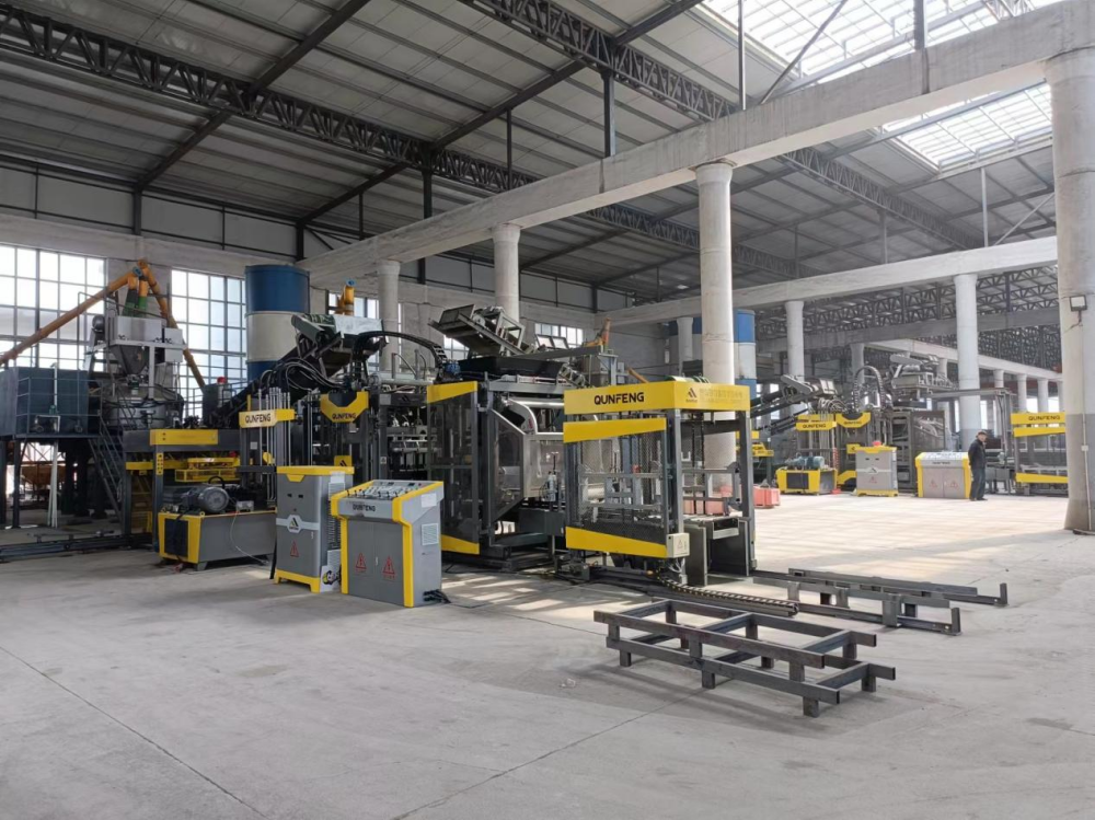 Hulunbuir-A linha de produção de tijolos de resíduos sólidos de linha dupla 