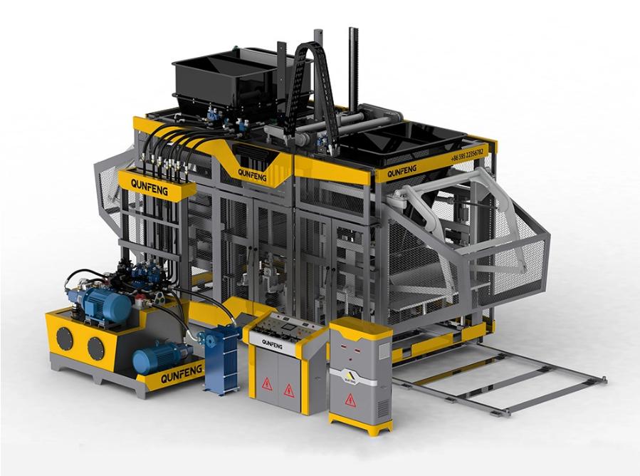 M&aacute;quina de bloco ecol&oacute;gico 