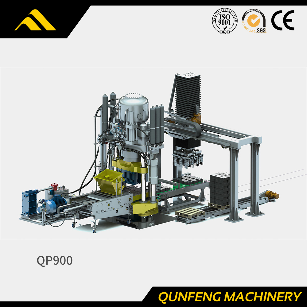 Máquina de Bloco Hidráulico Totalmente Automática QP900