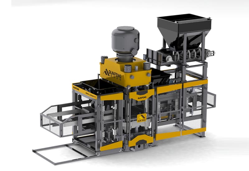 Máquina formadora de pressão estática de tijolos ecológicos de resíduos sólidos totalmente automática-QP800