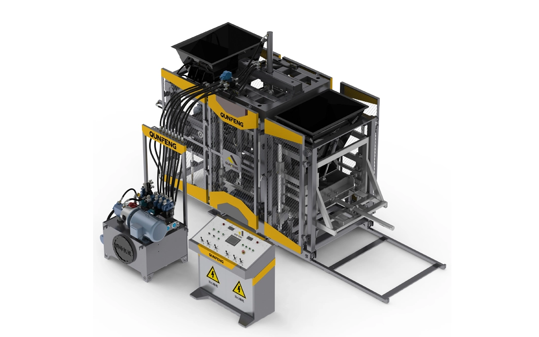 A máquina de blocos para pavimentação que transforma a construção externa com facilidade