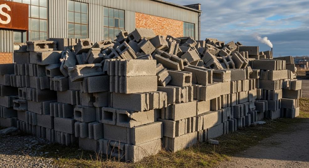 Máquina de produção de blocos para venda: densidade estável de matérias-primas variáveis