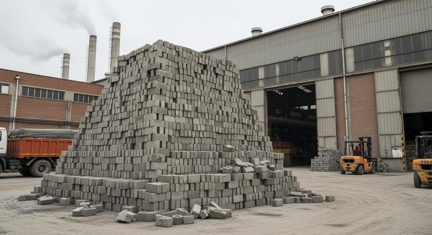 Máquina para fabricar tijolos de cimento: trocas mais rápidas para uma mistura de produtos mais inteligente