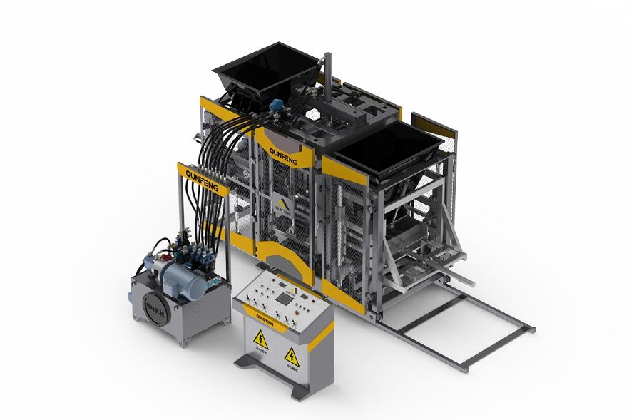 M&aacute;quina de fabrica&ccedil;&atilde;o de blocos 