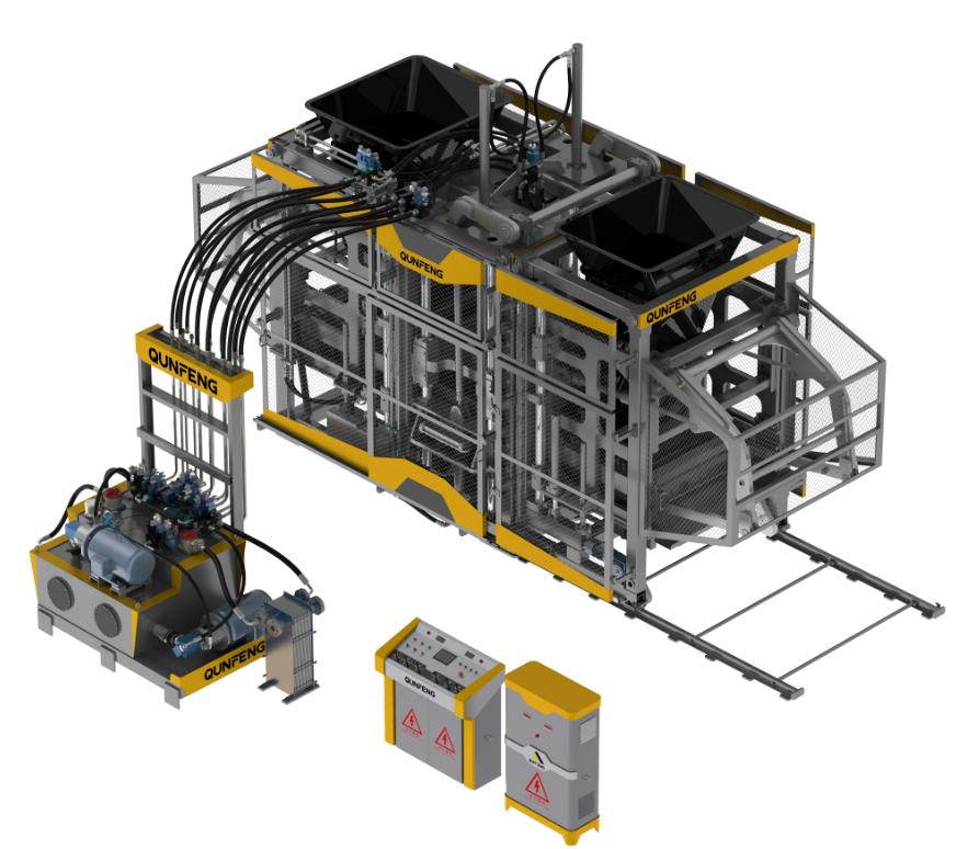 M&aacute;quina para fazer blocos de concreto 