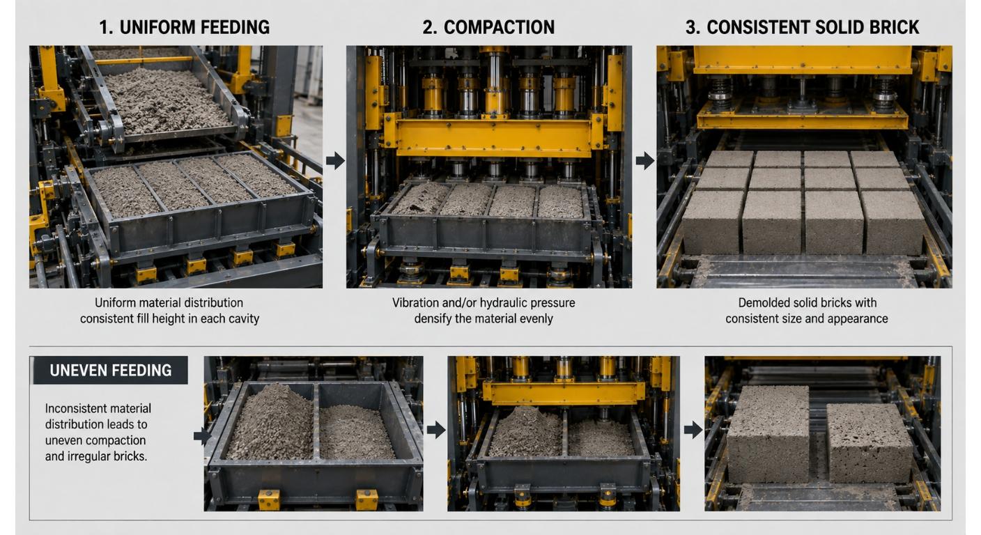 M&aacute;quina de blocos para tijolos s&oacute;lidos