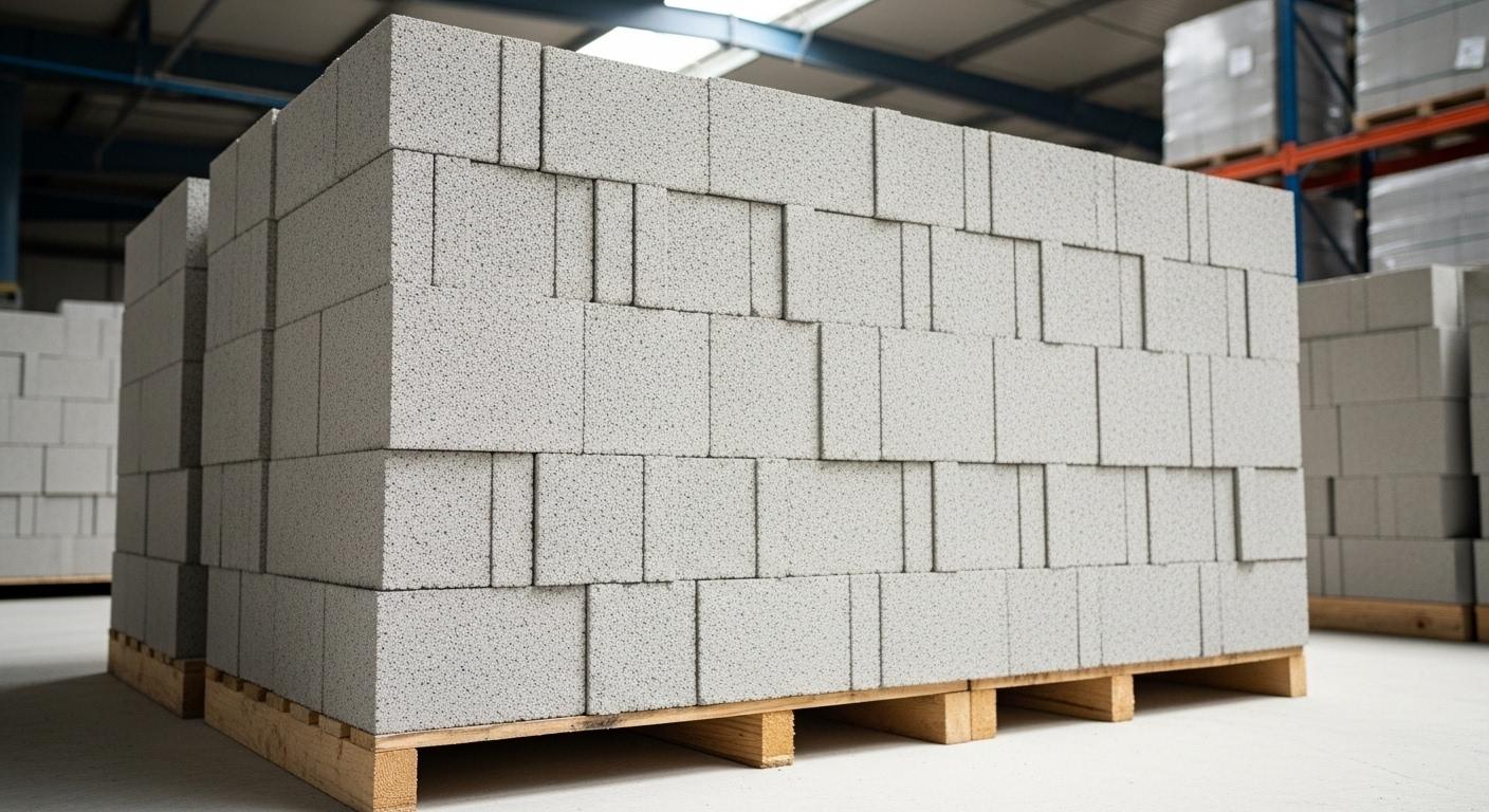 Blocos AAC de alta resistência: linhas automatizadas para produção rápida e estável