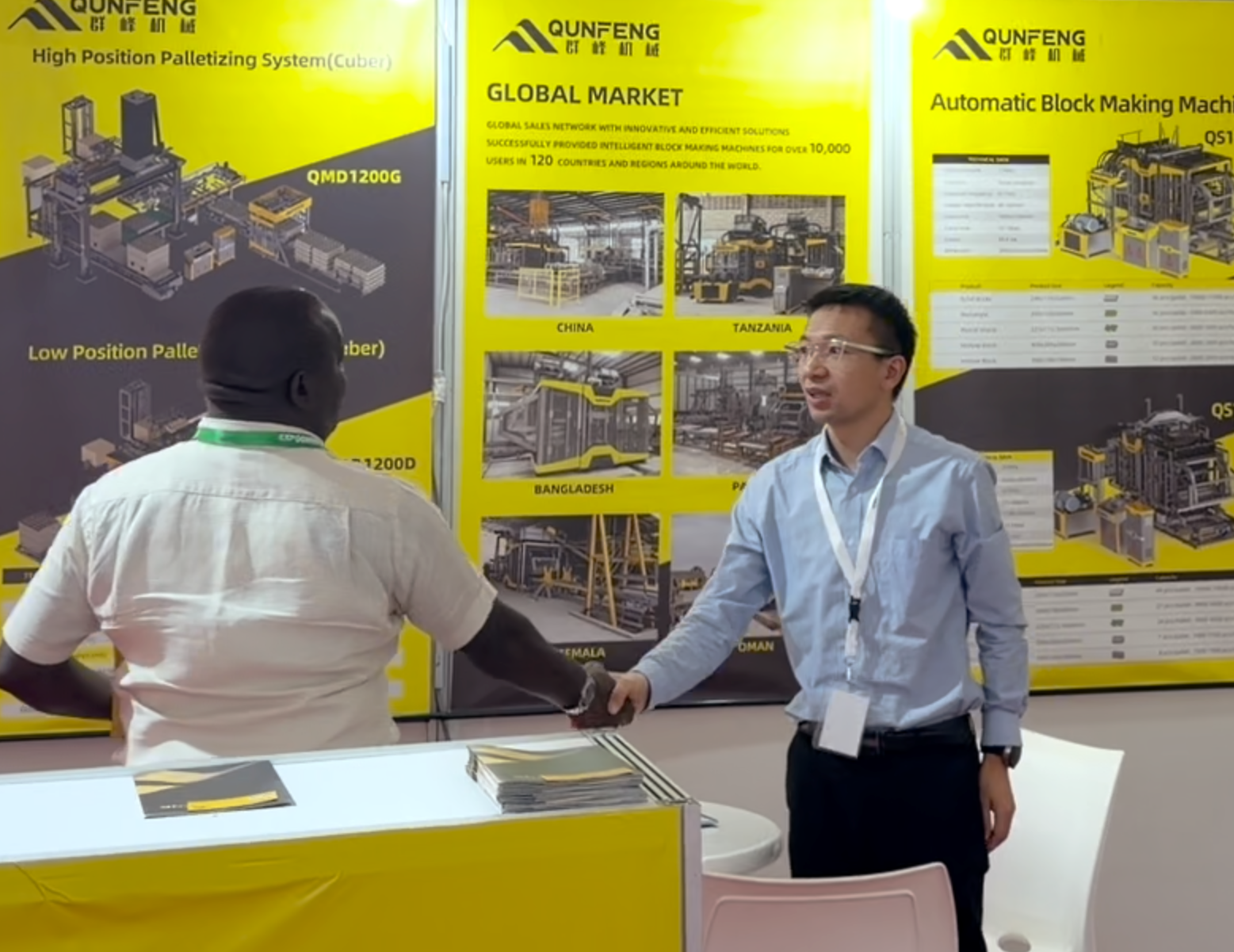 Qunfeng Machinery brilha na Kenya Construction Expo 2026: Fabricação inteligente cativa a África