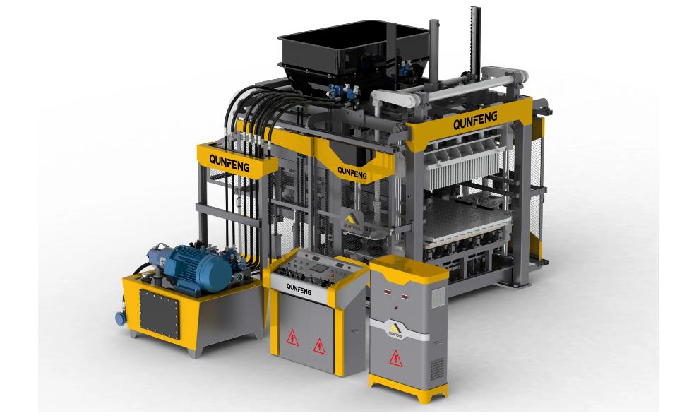 M&aacute;quina de moldagem de blocos 