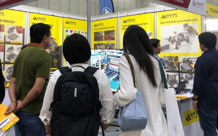 A Qunfeng Machinery conquista o favor dos clientes do Sudeste Asi&aacute;tico na Asia Concrete Expo.