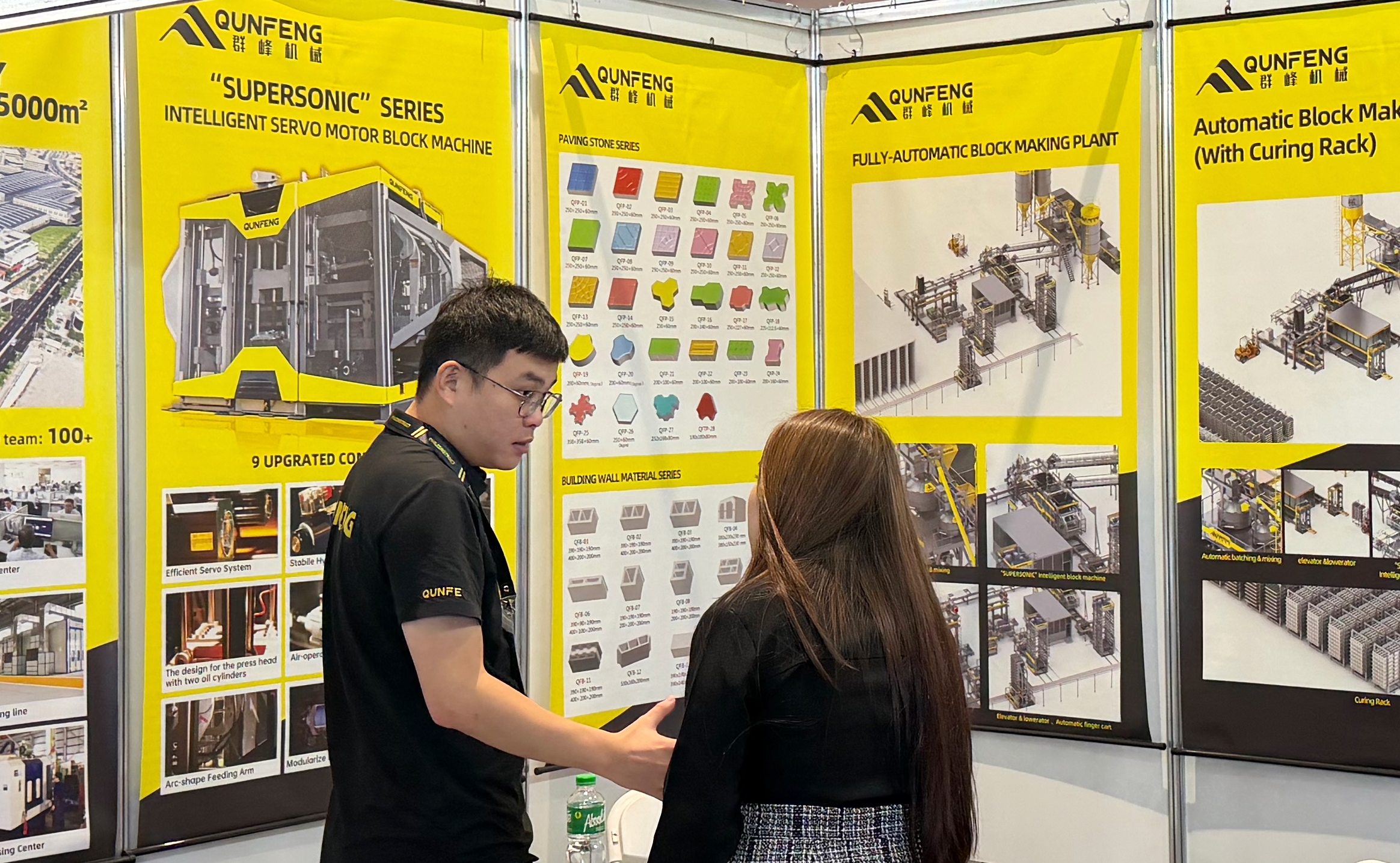 Aproveitando o reconhecimento de sua marca no Sudeste Asi&aacute;tico, os clientes locais de materiais de constru&ccedil;&atilde;o abordaram proativamente a empresa para conhecer os produtos da Qunfeng Machinery.