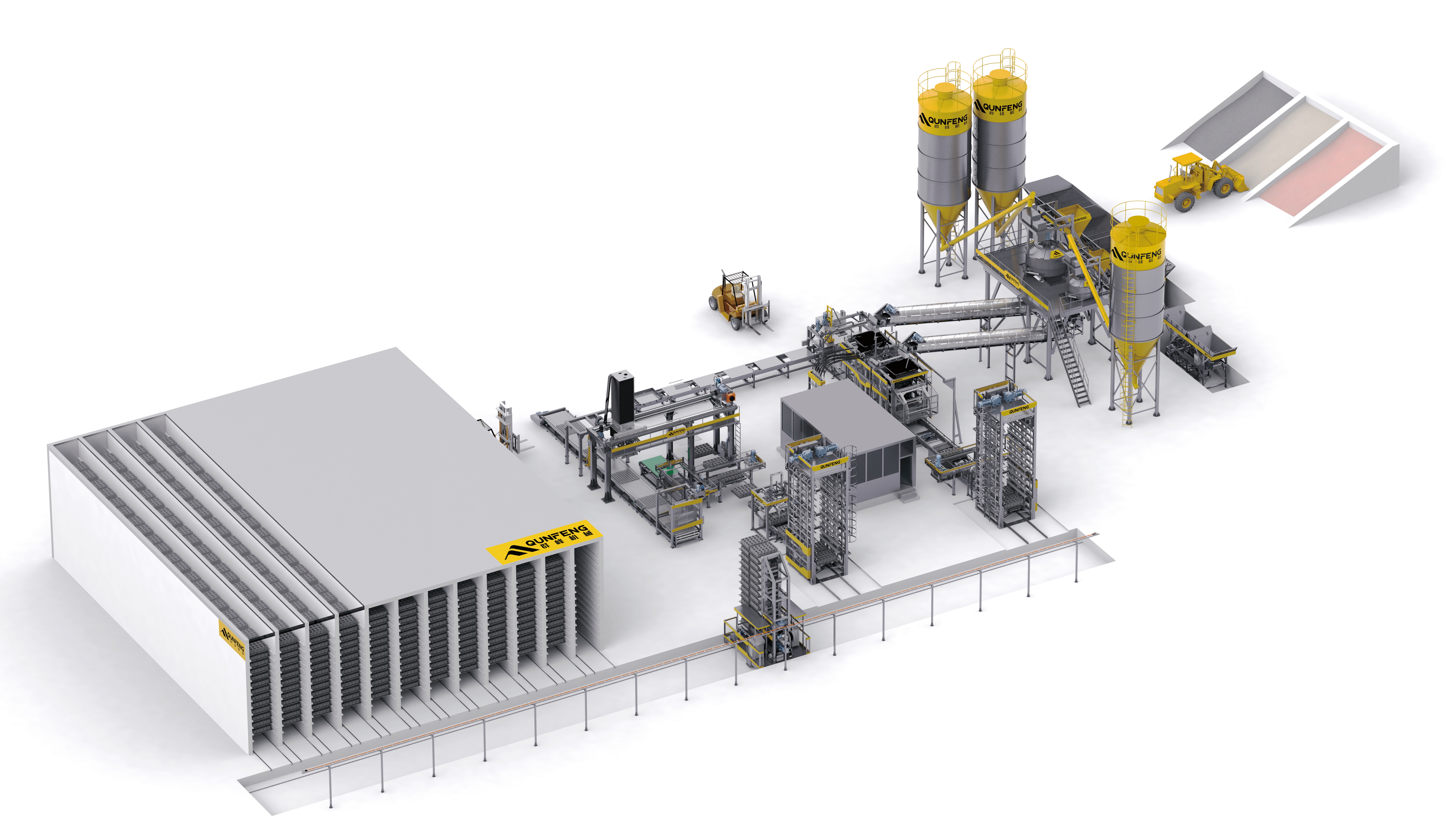 A linha de produ&ccedil;&atilde;o de produtos de concreto inteligente mais avan&ccedil;ada do setor
