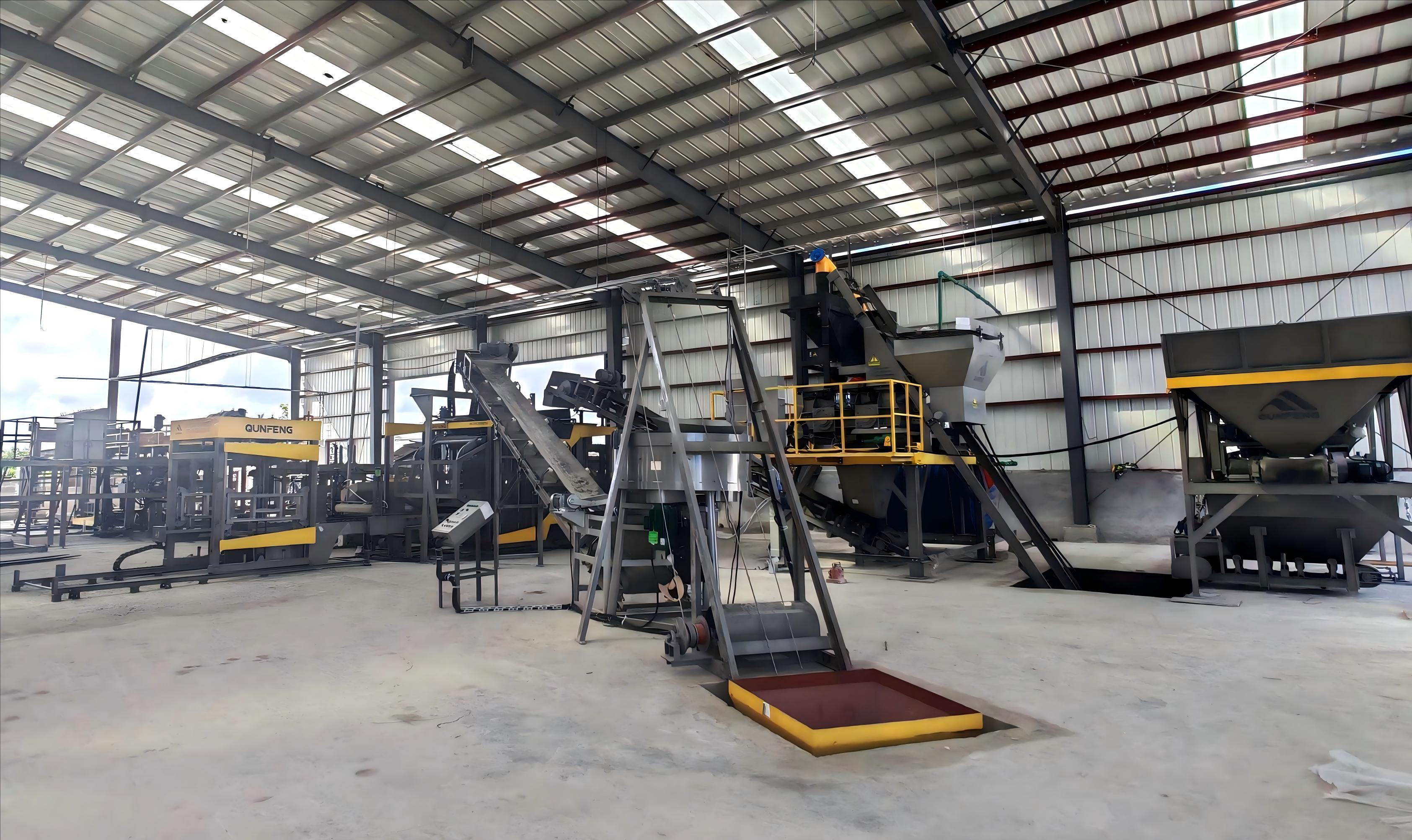 A linha de produ&ccedil;&atilde;o de produtos de concreto da s&eacute;rie QS, customizada para o ambiente sul-americano, oferece alta efici&ecirc;ncia por meio de alta produtividade e baixas taxas de falhas.